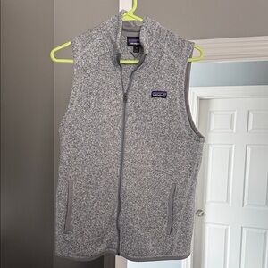 Patagonia Heathered Gray Zip Vest